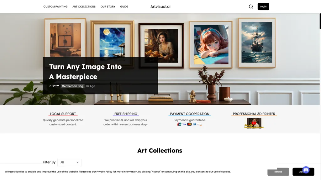 artvisual.ai 官网截图