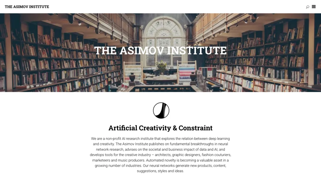 asimovinstitute.org 官网截图