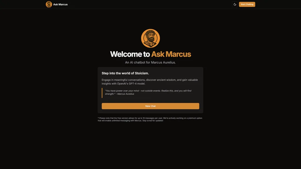 Ask Marcus 工具截图