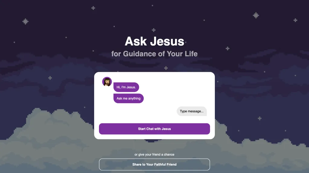 AskJesus 官网截图