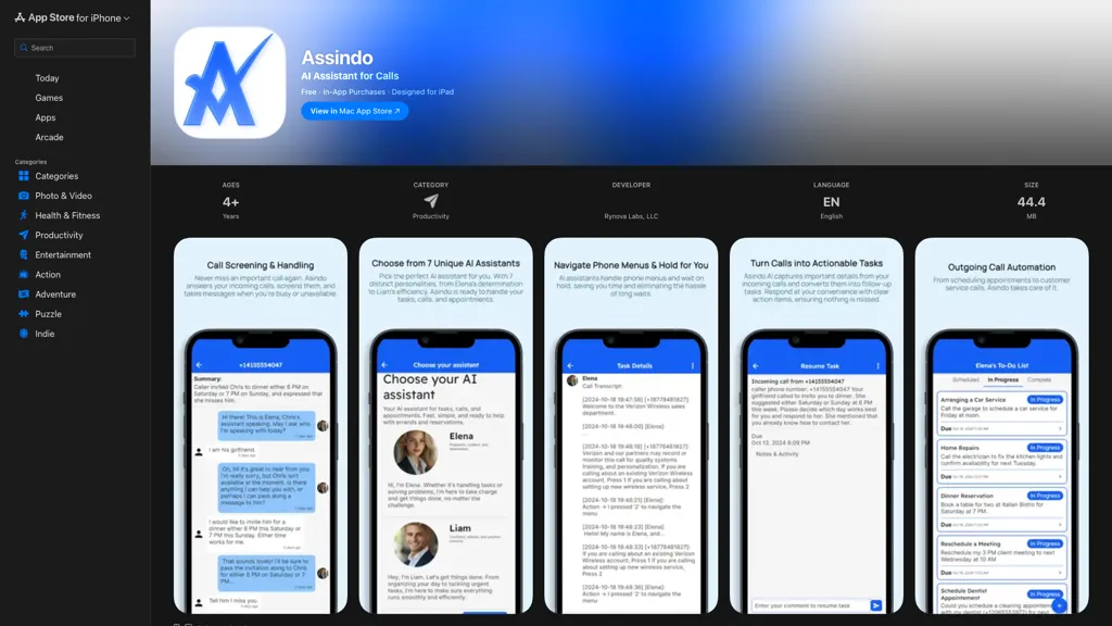 Assindo iOS 官网截图
