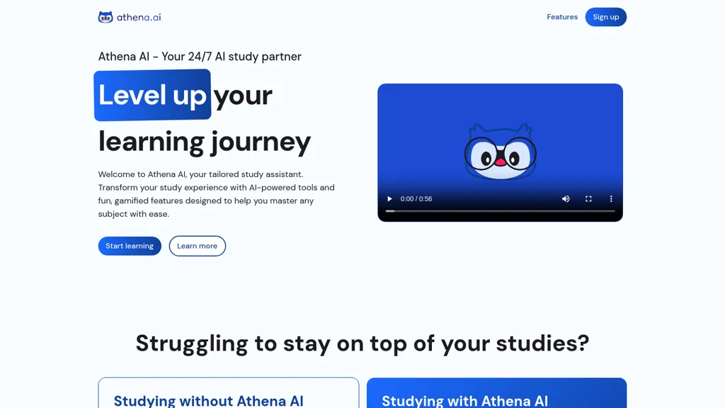 Athena AI 工具截图