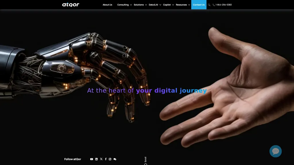 atQor 官网截图