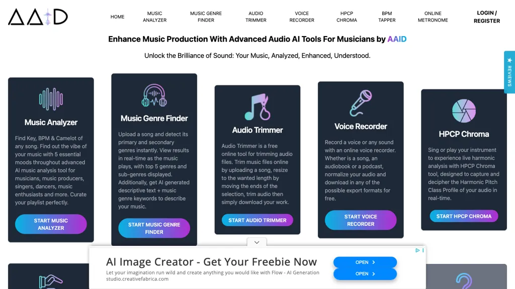Audio AI Dynamics 工具截图