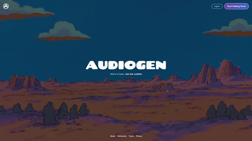 Audiogen 官网截图
