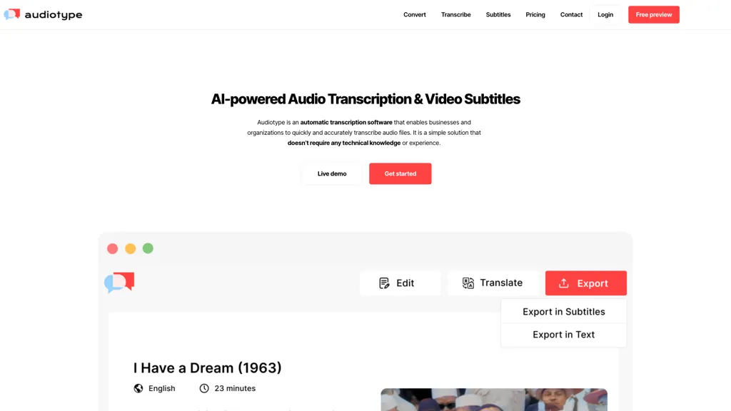 Audiotype 工具截图