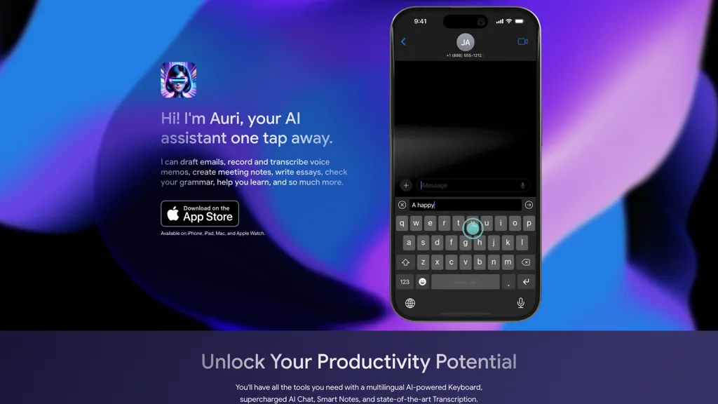 Auri.AI 工具截图