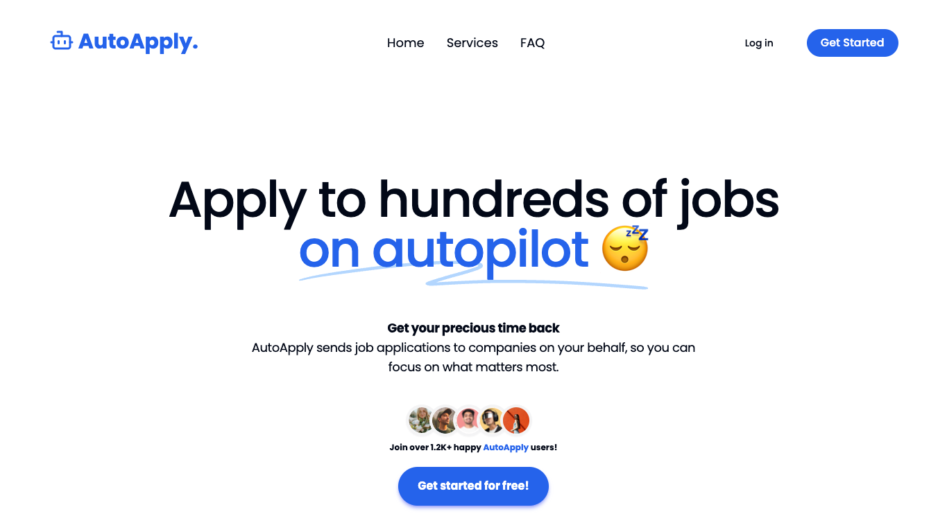 AutoApply 官网截图
