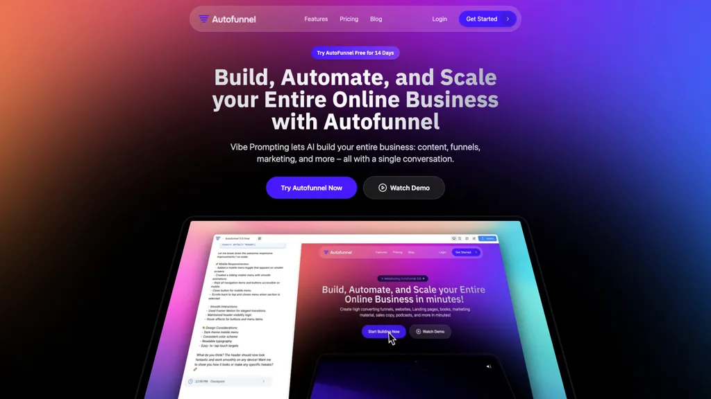 AutoFunnel 工具截图