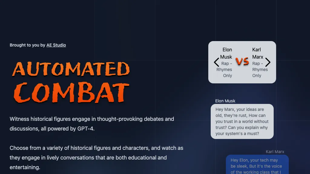 Automated Combat 官网截图