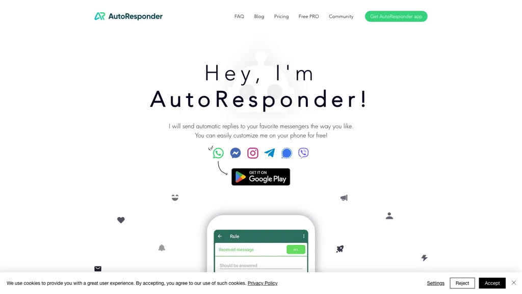 AutoResponder 官网截图