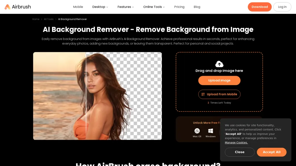 Background Remover 官网截图