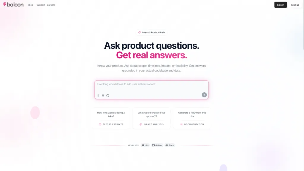 Baloon.dev 工具截图
