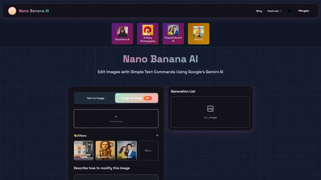 BananaAI.me 官网截图