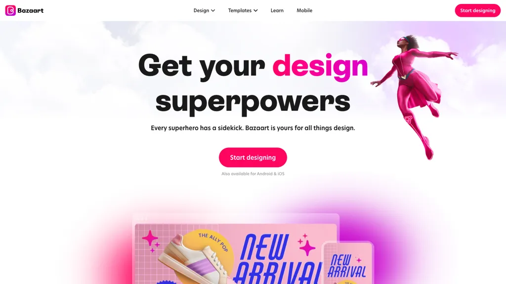 Bazaart 官网截图
