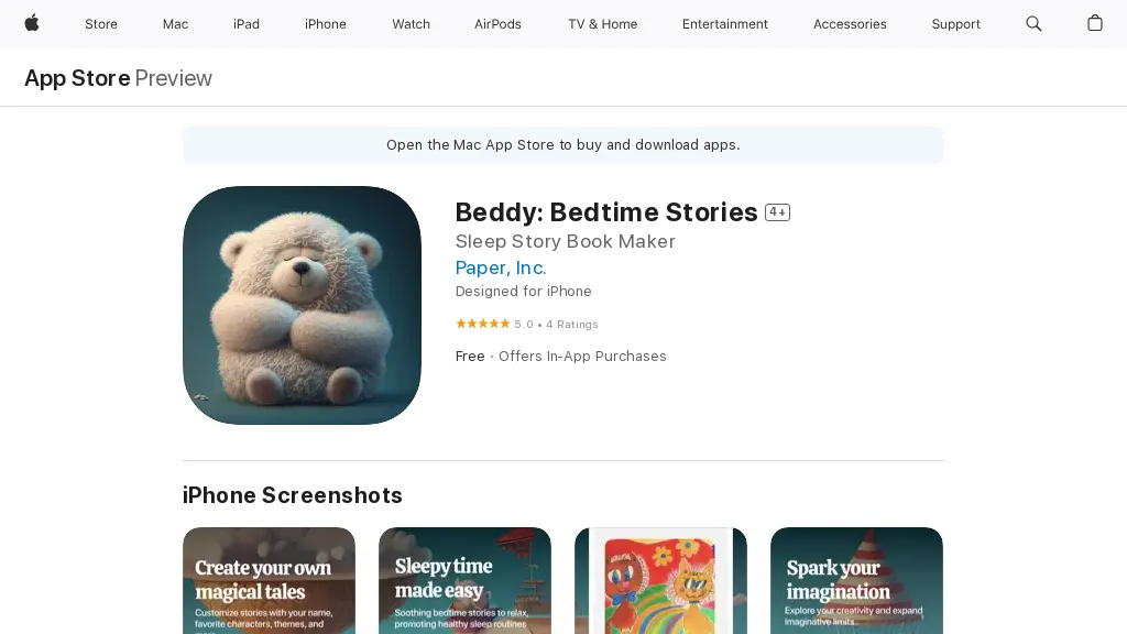 Beddy 官网截图