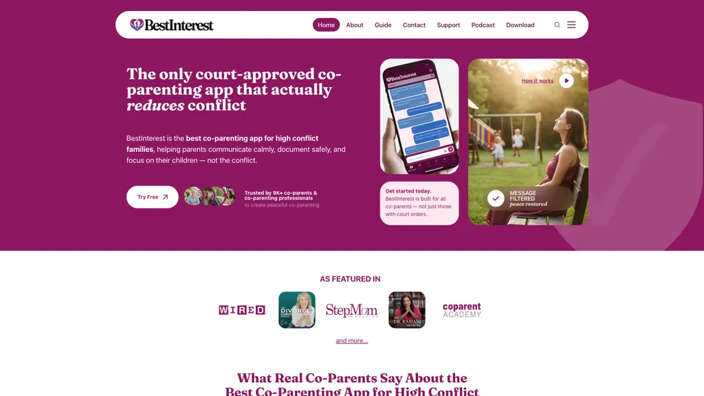 BestInterest for Coparents 工具截图