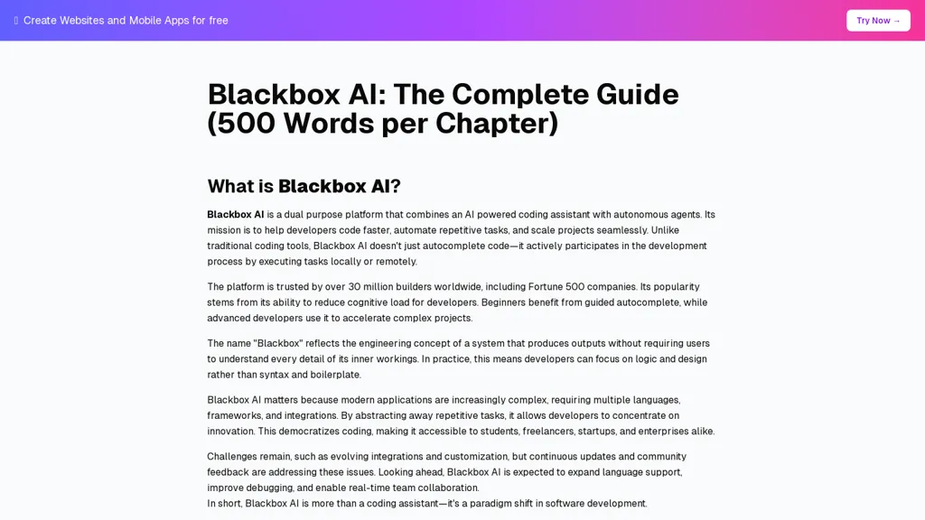 Blackbox AI Code 工具截图