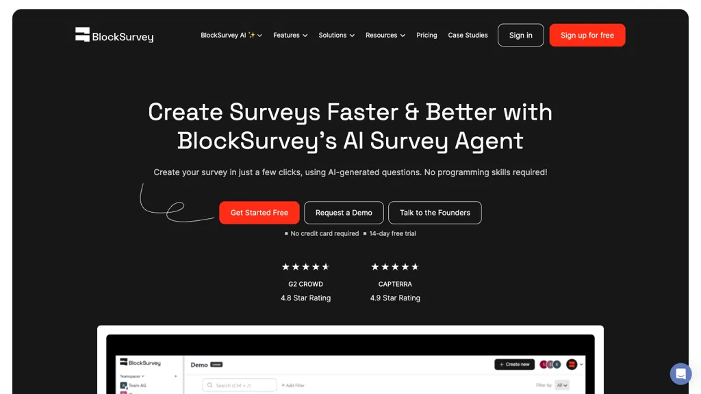 BlockSurvey 工具截图