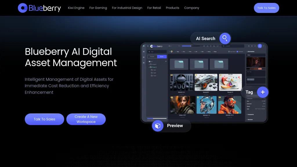 Blueberry AI 工具截图