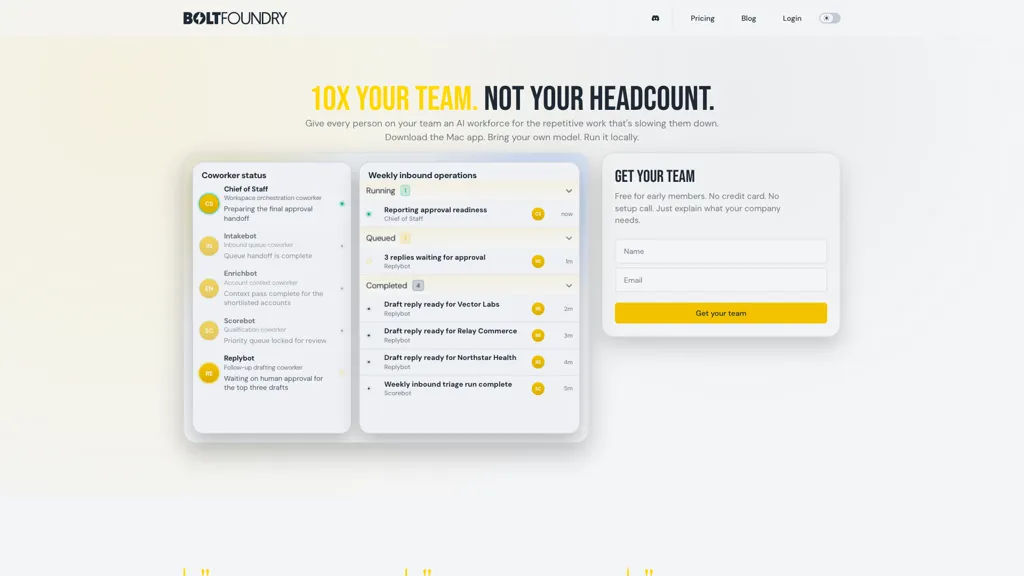 Bolt Foundry 官网截图