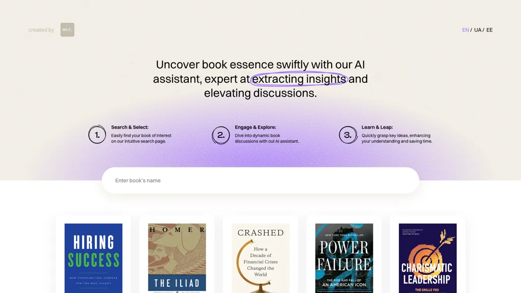 BookNote.AI 官网截图