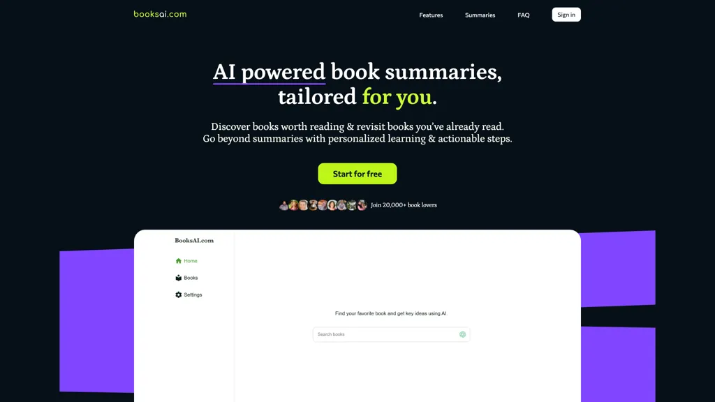 Booknotes 官网截图