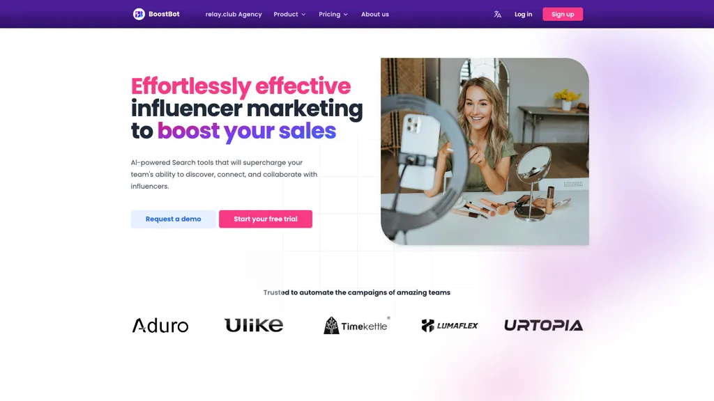 BoostBot雷宝 官网截图