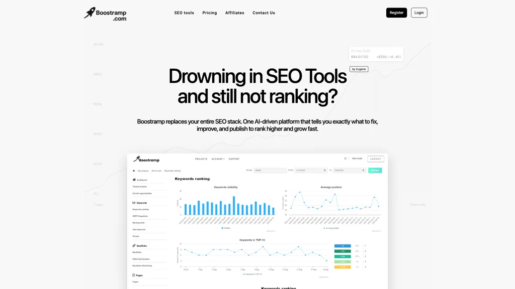 Boostramp 工具截图