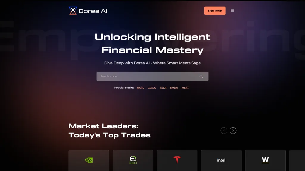 Borea AI 工具截图