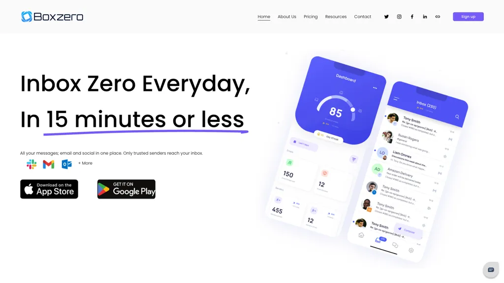 Boxzero 官网截图