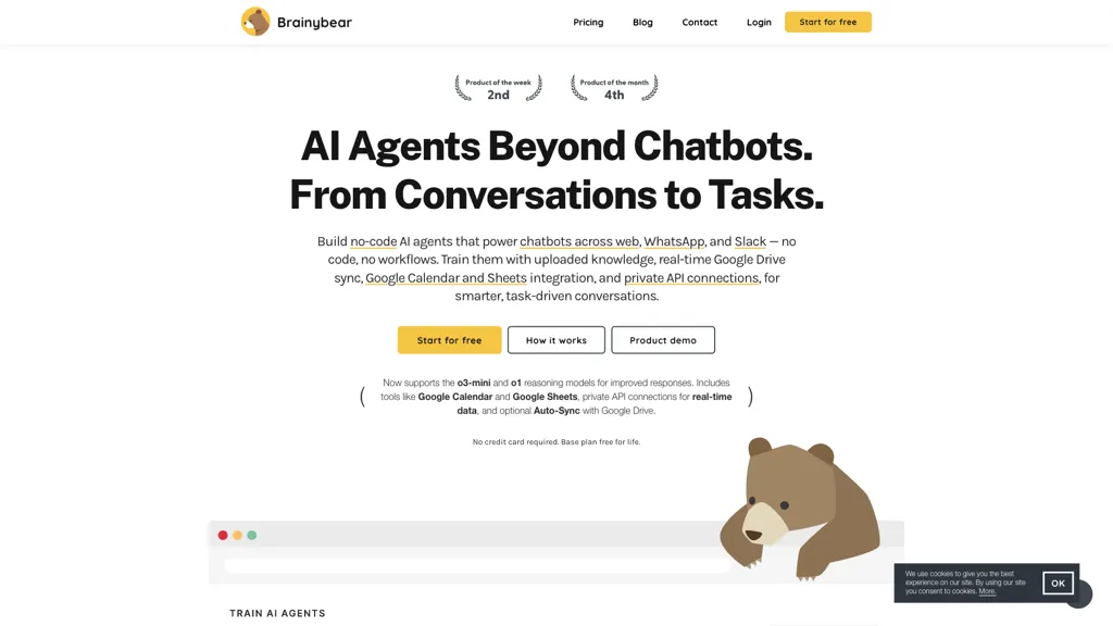 Brainybear.ai 官网截图