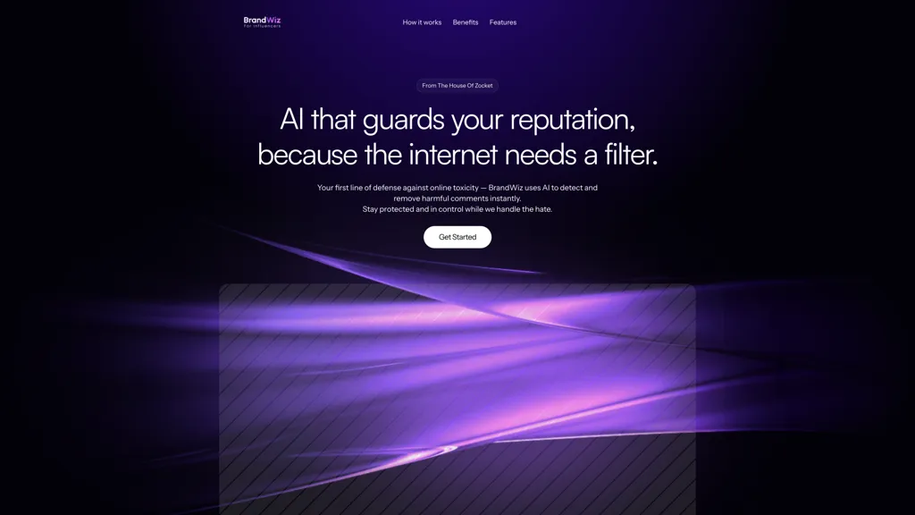 BrandWiz AI 官网截图