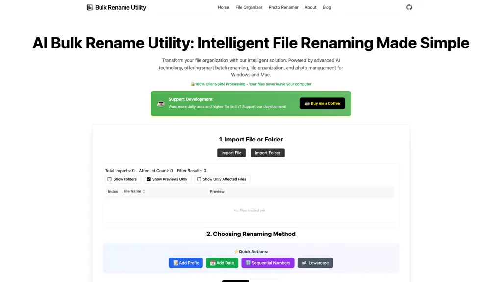 Bulk Rename Utility 官网截图