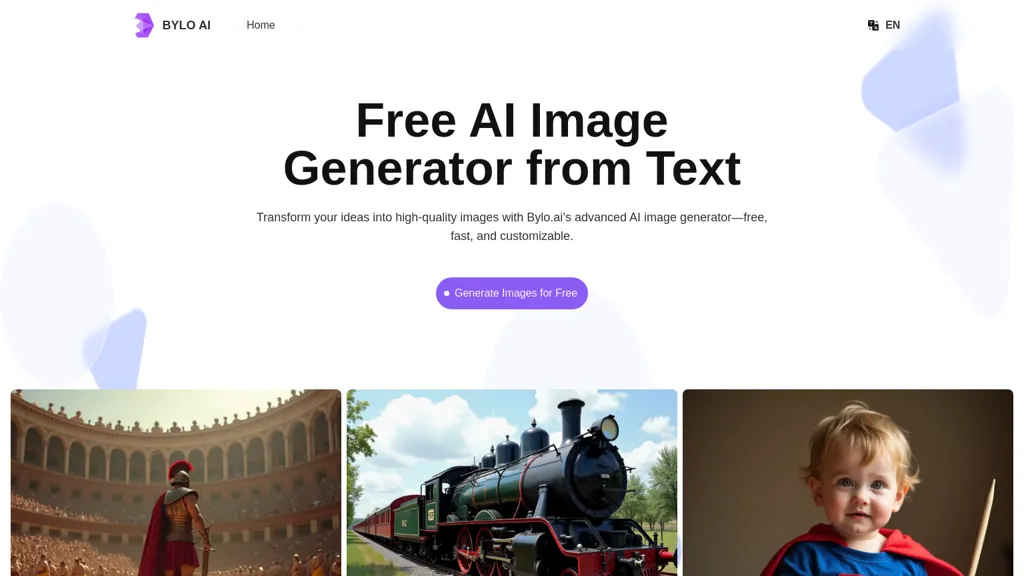 Bylo.ai 官网截图