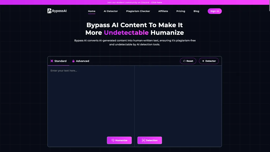 BypassAI 工具截图