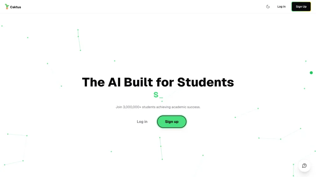 Caktus AI 官网截图