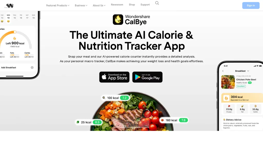 CalBye 官网截图