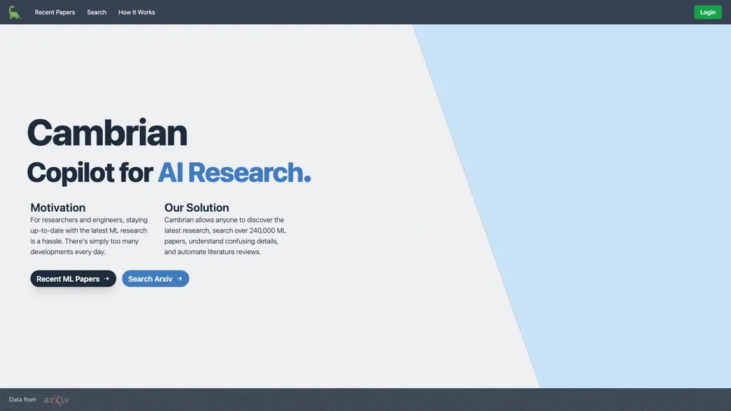 Cambrian 工具截图