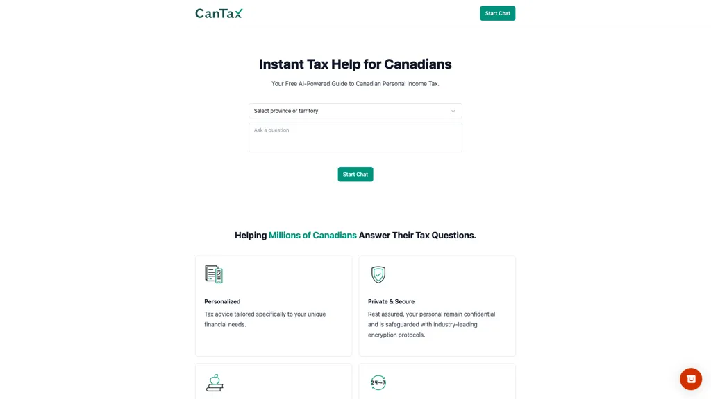CanTax 官网截图