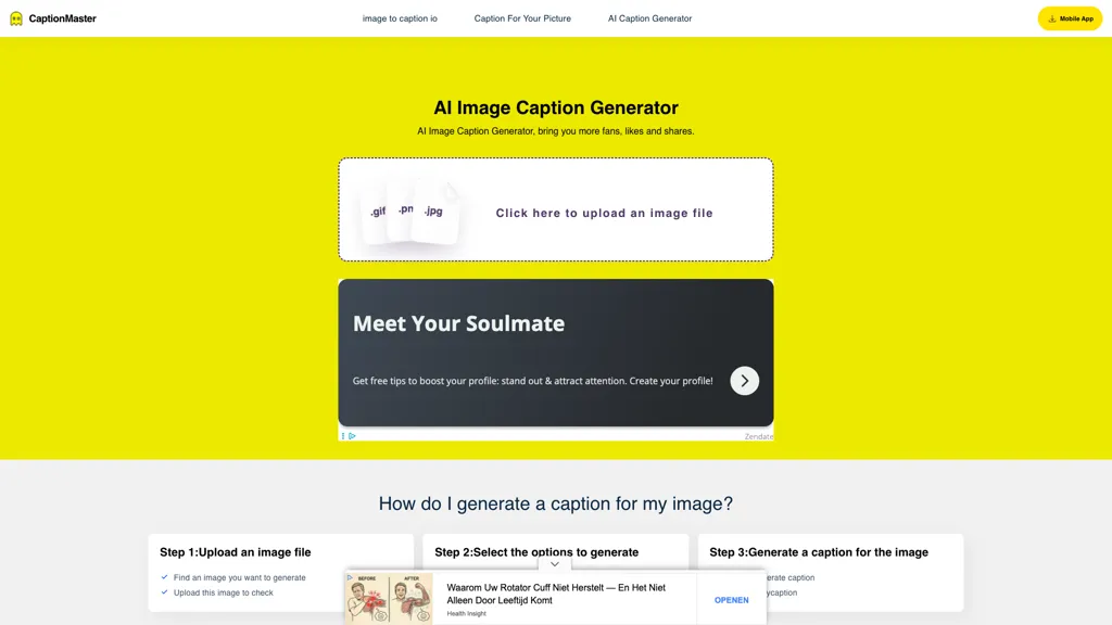 CaptionMaster 官网截图