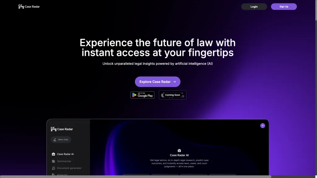 Case Radar 工具截图