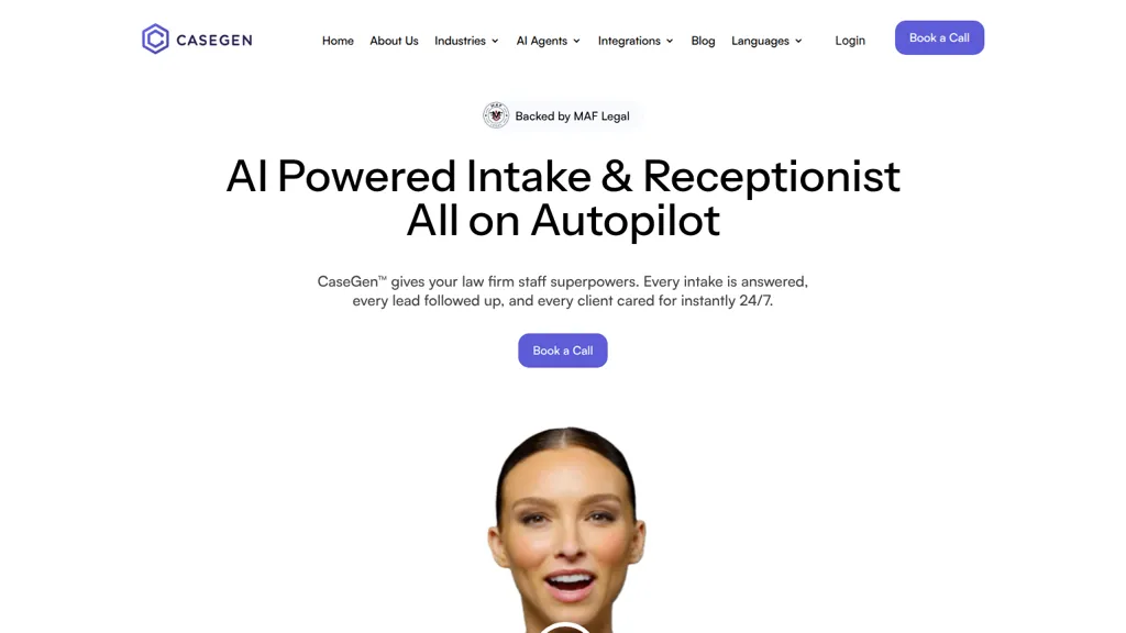 CaseGen.ai 官网截图