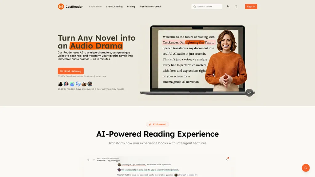 castreader.ai 工具截图