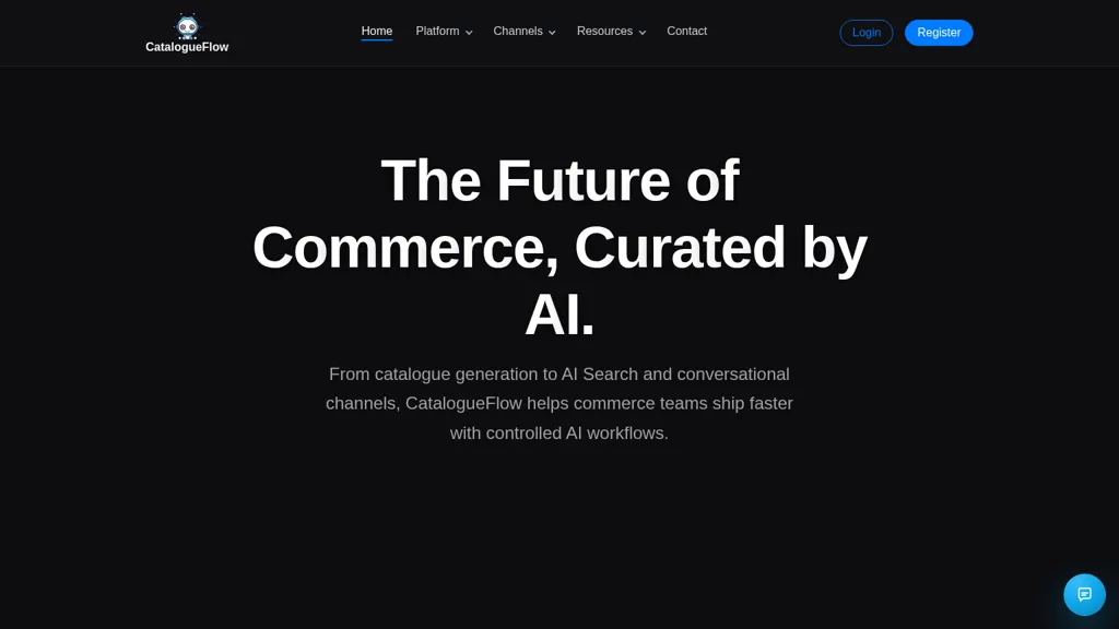 catalogflow.ai 官网截图