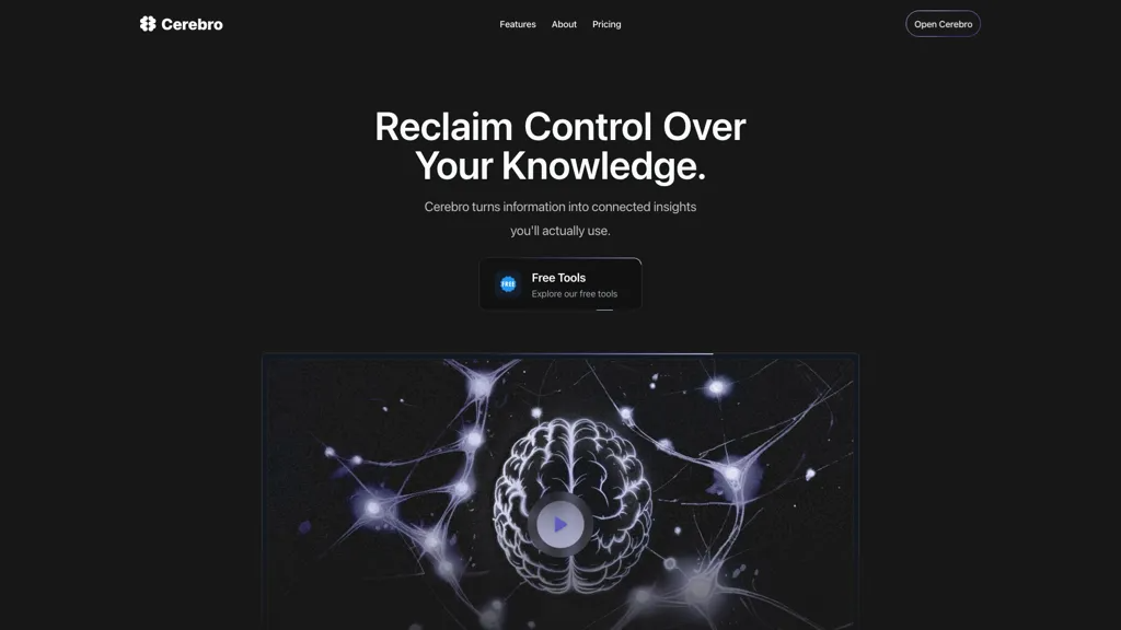 Cerebro 官网截图