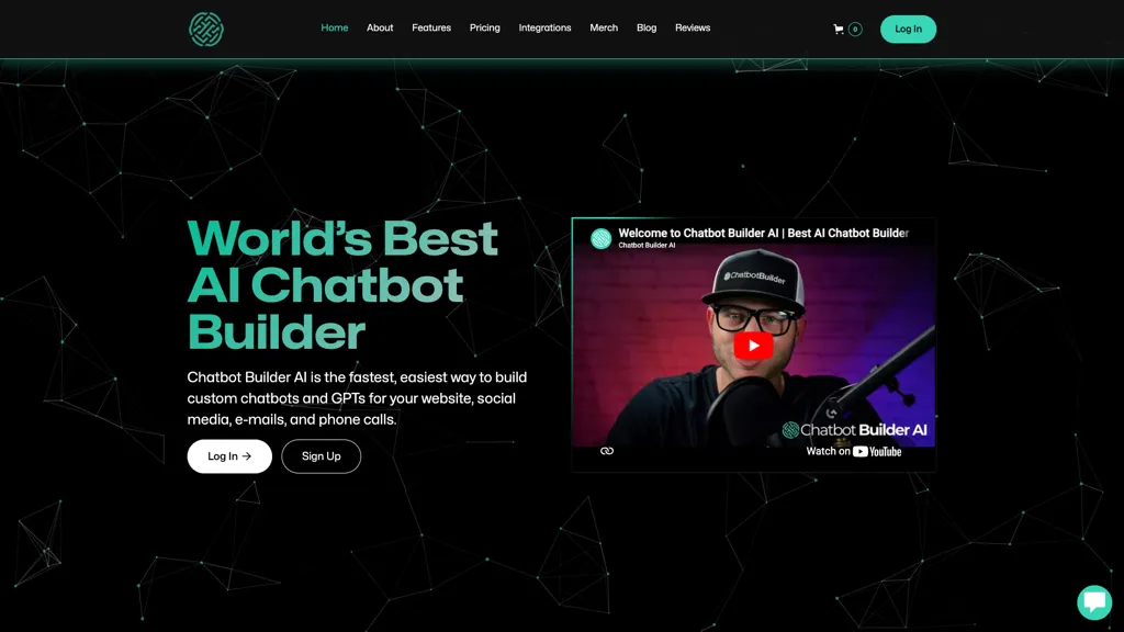 ChatbotBuilder.AI 官网截图
