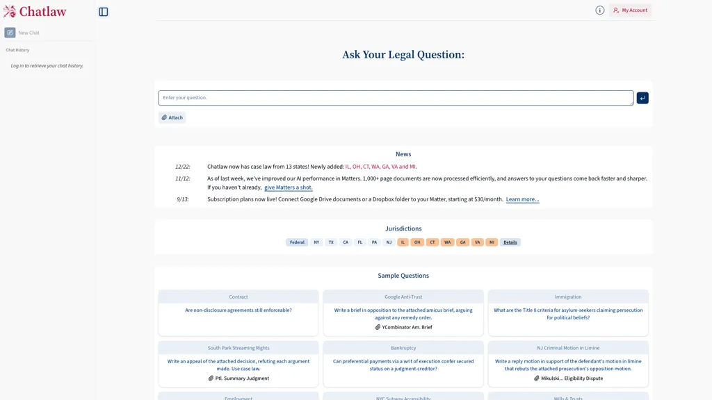 ChatLaw 工具截图