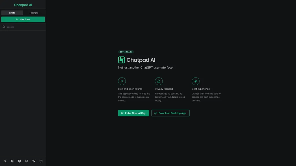 Chatpad 官网截图
