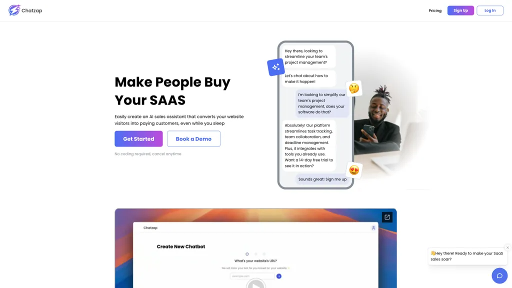 chatzap.co 官网截图